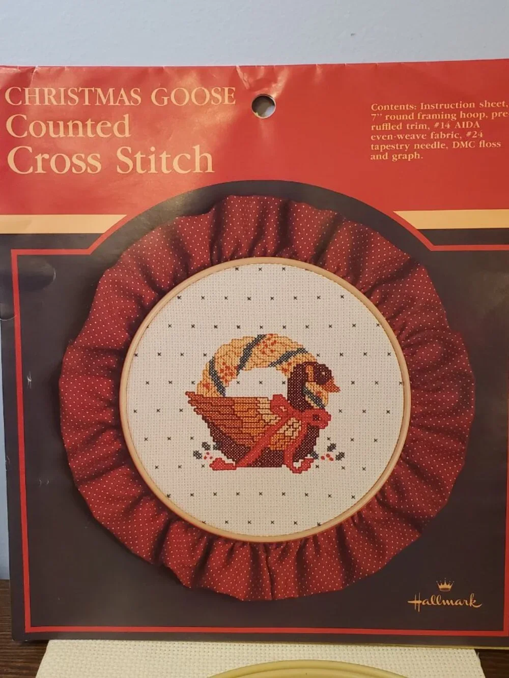 Christmas Goose Counted Cross Stitch Kit 7